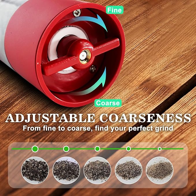 Electric Salt and Pepper Grinder Set